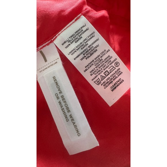 LOFT Plus Pink Eyelet Ruffle Mini Skirt NWT Size 16 - Picture 5 of 5